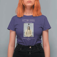 Sitting Bull Lakota Sioux Chief American Indian History T Shirt For Women