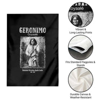 Geronimo Apache Leader American Indian History Garden Flag