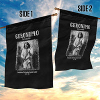 Geronimo Apache Leader American Indian History Garden Flag