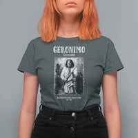 Geronimo Apache Leader American Indian History T Shirt For Women