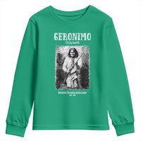 Geronimo Apache Leader American Indian History Youth Sweatshirt