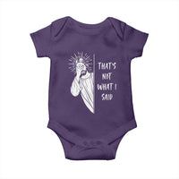 That's Not What I Said Baby Onesie Funny Christian Jesus Sarcastic Quote