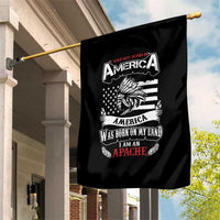 Apache Tribe Native American Indian Pride Garden Flag I Was Not Born In America