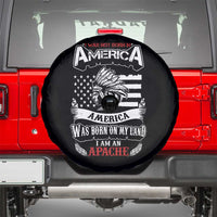 Apache Tribe Native American Indian Pride Spare Tire Cover I Was Not Born In America