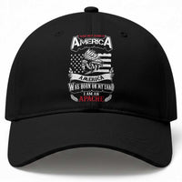 Apache Tribe Native American Indian Pride Baseball Cap I Was Not Born In America