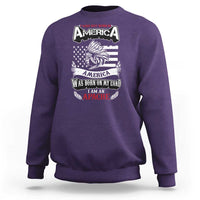 Apache Tribe Native American Indian Pride Sweatshirt I Was Not Born In America