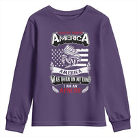 Apache Tribe Native American Indian Pride Youth Sweatshirt I Was Not Born In America