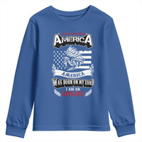 Apache Tribe Native American Indian Pride Youth Sweatshirt I Was Not Born In America