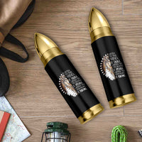 Native American Indian Wolf Saying Listen to The Wind Bullet Tumbler