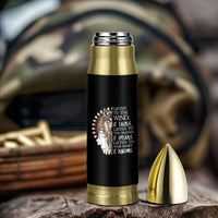 Native American Indian Wolf Saying Listen to The Wind Bullet Tumbler