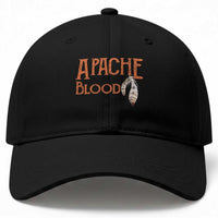 Apache Blood Roots for Proud Native American Peoples Baseball Cap