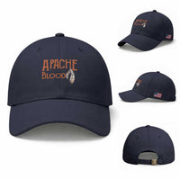 Apache Blood Roots for Proud Native American Peoples Baseball Cap