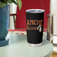Apache Blood Roots for Proud Native American Peoples Tumbler Cup