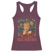 67 Six Seven Christmas Meme Racerback Tank Top Funny Family Xmas Movie - Wonder Print Shop