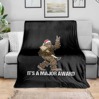 Leg Lamp Christmas Throw Blanket Funny Bigfoot Fra Gee Leh Xmas - Wonder Print Shop