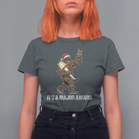 Leg Lamp Christmas T Shirt For Women Funny Bigfoot Fra Gee Leh Xmas - Wonder Print Shop