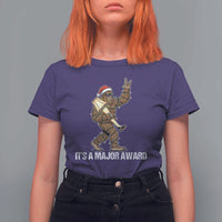 Leg Lamp Christmas T Shirt For Women Funny Bigfoot Fra Gee Leh Xmas - Wonder Print Shop
