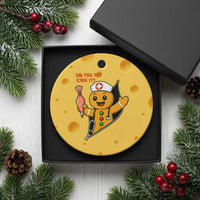Funny ICU Nurse Christmas Ceramic Ornament Gingerbread Did You Try Icing It - Wonder Print Shop