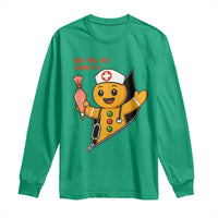 Funny ICU Nurse Christmas Long Sleeve Shirt Gingerbread Did You Try Icing It - Wonder Print Shop