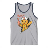Funny ICU Nurse Christmas Tank Top Gingerbread Did You Try Icing It - Wonder Print Shop