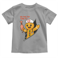 Funny ICU Nurse Christmas Toddler T Shirt Gingerbread Did You Try Icing It - Wonder Print Shop