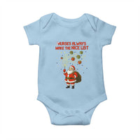 Funny Nurse Christmas Baby Onesie Nurses Always Make The Nice List - Wonder Print Shop