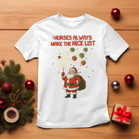 Funny Nurse Christmas T Shirt Nurses Always Make The Nice List - Wonder Print Shop