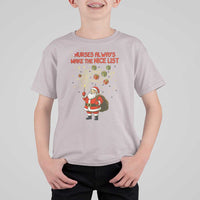 Funny Nurse Christmas T Shirt For Kid Nurses Always Make The Nice List - Wonder Print Shop