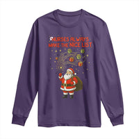 Funny Nurse Christmas Long Sleeve Shirt Nurses Always Make The Nice List - Wonder Print Shop