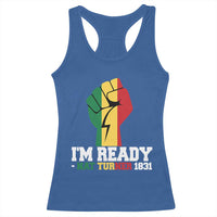 Nat Turner Quote Racerback Tank Top Black History African American