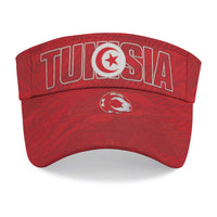 Tunisia 2026 Football Sun Visor Cap Allez Tunisie