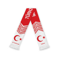Turkiye Football Nations 2026 Soccer Scarf Sporty Pattern