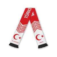 Turkiye Football Nations 2026 Soccer Scarf Sporty Pattern