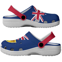 Turks and Caicos Clogs Shoes Heritage Palette Flag-Inspired - Wonder Print Shop