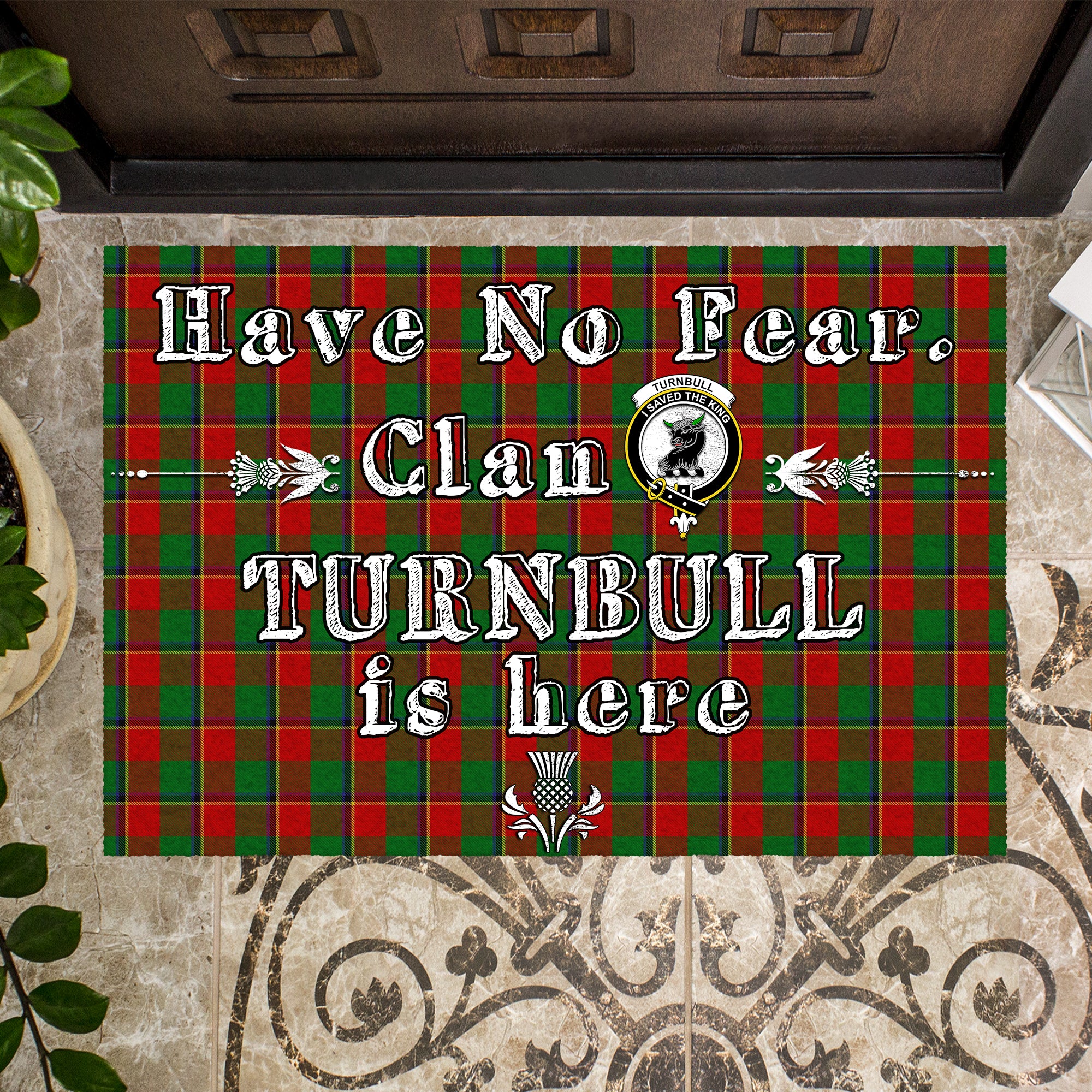 turnbull-dress-clan-tartan-door-mat-family-crest-have-no-fear-tartan-door-mat