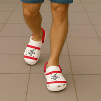 Tuscany Italy Clogs Shoes Flag Color Inspiration - Wonder Print Shop