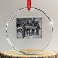 Tuskegee Airmen Crystal Glass Ornament African American Heroes Preparing for Battle WW2 TS10