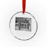 Tuskegee Airmen Crystal Glass Ornament African American Heroes Preparing for Battle WW2 TS10