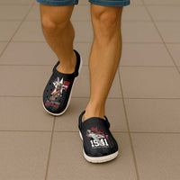 Tuskegee Airmen Red Tails Clogs Shoes African American Pilots Heritage Black Style - Wonder Print Shop