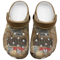 Tuskegee Airmen Tribute Clogs Shoes Black History Air Force - Wonder Print Shop
