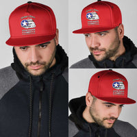 Tuskegee Airmen WWII Heroes Snapback Cap The Great American Aviators Red Art - Wonder Print Shop
