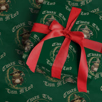 Twas the Tism MLord Frog Wrapping Paper Roll Funny Anti Social Meme