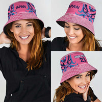Twenty20 Japan Cricket Custom Bucket Hat Retro Pink Version - Wonder Print Shop