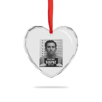 Tyler Robinson Mugshot Heart Crystal Glass Ornament Justice For Charlie Kirk - Wonder Print Shop