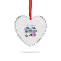 Types Of Frogs Funny Rain Frog Meme Chart Heart Crystal Glass Ornament Angry Grumpy Eepy Chonk Potato Round Judgy Ferocious