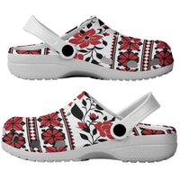Ukraine Clogs Shoes Ukrainian Traditional Folk Patterns - Wonder Print Shop