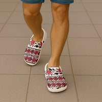 Ukraine Clogs Shoes Ukrainian Traditional Folk Patterns - Wonder Print Shop