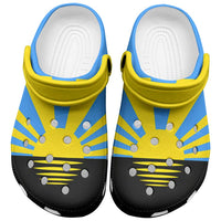 Ukraine Donetsk Oblast Clogs Shoes Flag Color Inspiration