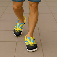 Ukraine Donetsk Oblast Clogs Shoes Flag Color Inspiration