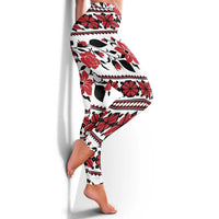 Ukraine Leggings Ukrainian Traditional Folk Patterns - Wonder Print Shop